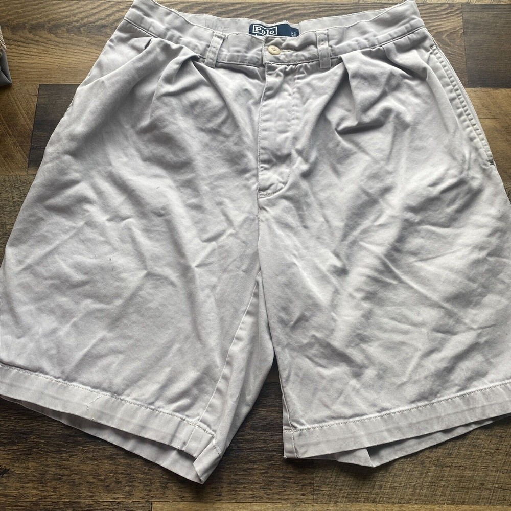 Polo Ralph Lauren Mens Khaki Casual Chino Shorts Size 30 Golf Outdoors Casual